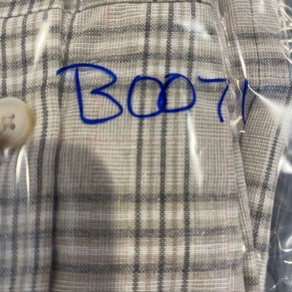 The Fifth Label Check Plaid Woven Mini Dress Spaghetti Strap Black Taupe Size XS - Picture 9 of 9